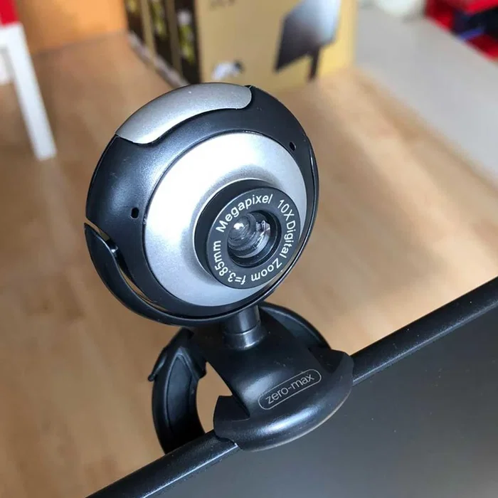 Zero-Max Webcam ZM-020 Negro, Gris