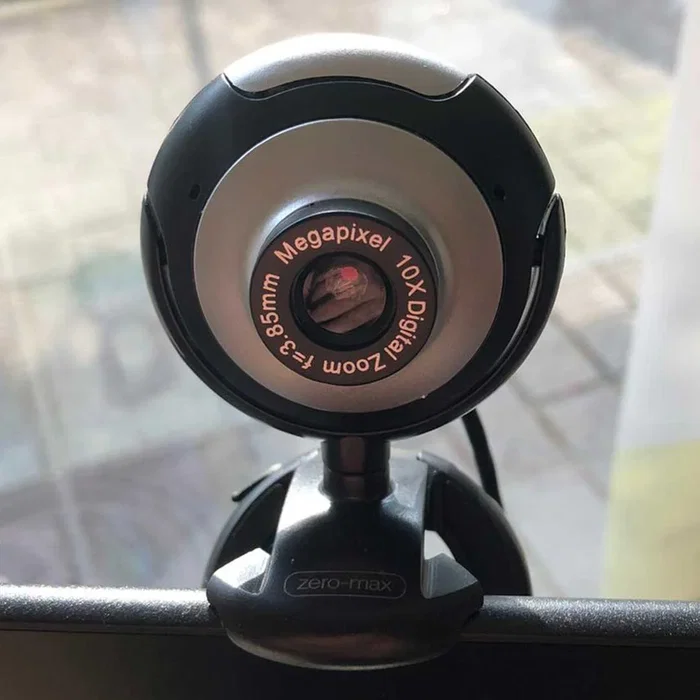 Zero-Max Webcam ZM-020 Negro, Gris