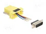 DeLOCK 67086 Adaptador D-Sub 15 Macho a RJ12 Hembra Amarillo