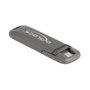 DeLOCK 54013 Memoria USB Tipo C 512 GB USB 3.2 Gen 2x2 20 Gbps Stick Aluminio, Lectura 1980 MB/s, Plug and Play, Sin Tapa, Gris
