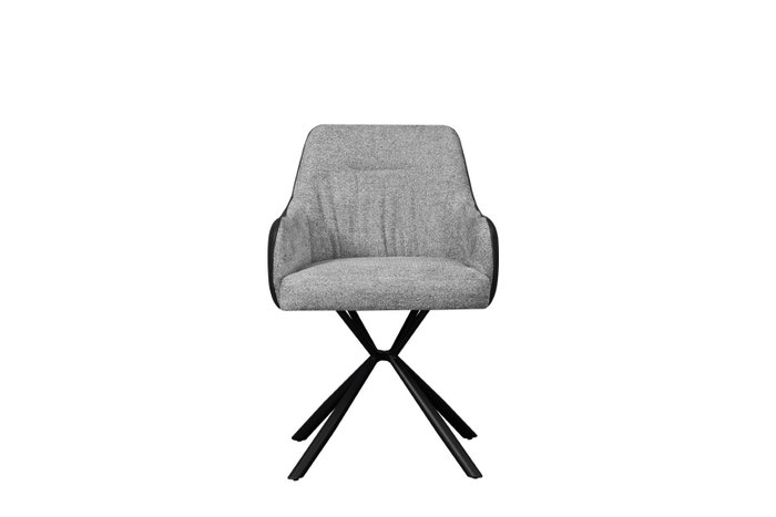 DKD Home Decor Silla de Poliéster y PU Gris DKD Home Decor Silla de Poliéster y PU Gris