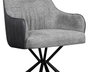 DKD Home Decor Silla de Poliéster y PU Gris