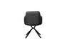 DKD Home Decor Silla de Poliéster y PU Gris