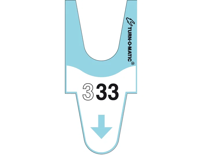 Meto Tickets turnomatic 31x67 mm azul 4000 unidades por rollo