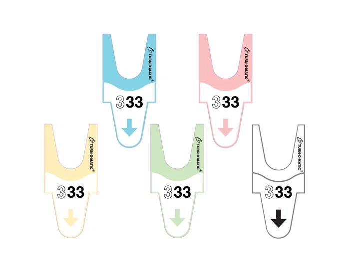 Meto Tickets turnomatic 31x67 mm azul 4000 unidades por rollo