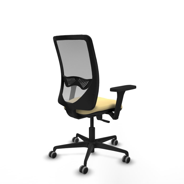 PIQUERAS Y CRESPO Silla de oficina Zulema con mecanismo Sincro, crema y gris PIQUERAS Y CRESPO Silla de oficina Zulema con mecanismo Sincro, crema y gris