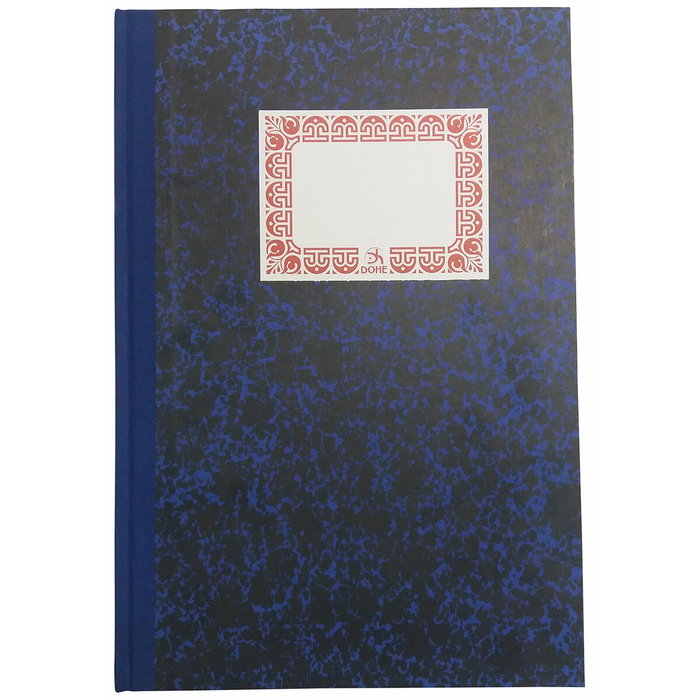 Dohe Cuaderno Cartone Folio Natural Azul 100 Hojas Rayado Horizontal