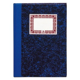 Dohe Cuaderno Cartone Folio Natural Azul 100 Hojas Rayado Horizontal