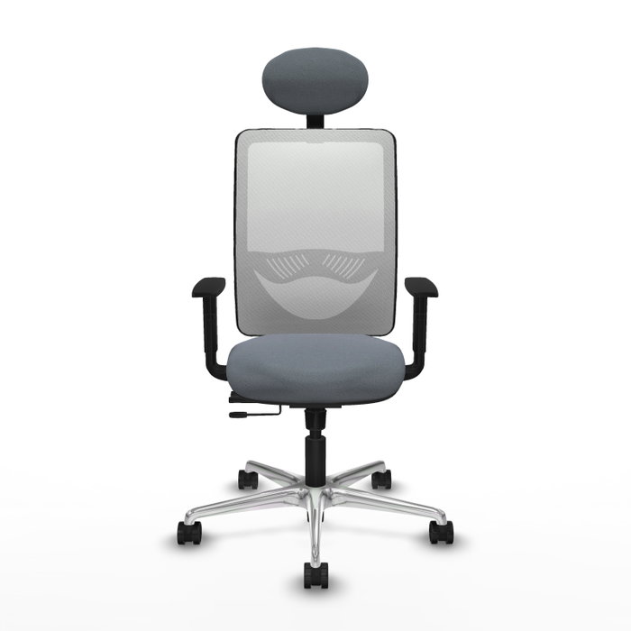 PIQUERAS Y CRESPO Silla de oficina Zulema Gris y Blanca PIQUERAS Y CRESPO Silla de oficina Zulema Gris y Blanca