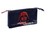 Safta Estuche Portatodo Triple con Cremalleras Colección Star Wars, 120 x 220 x 30 mm