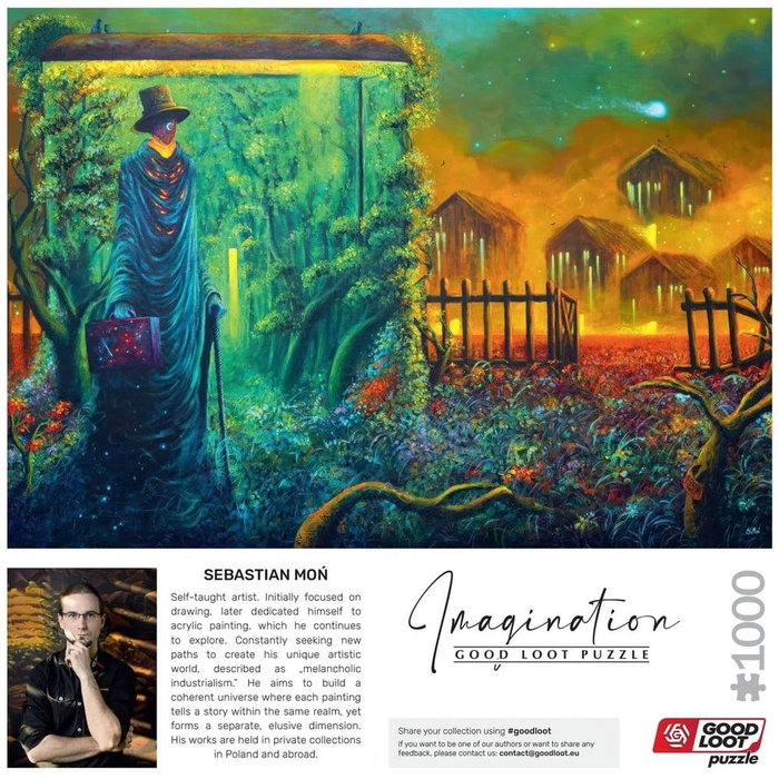 Imagination Series Puzzle Sebastian Mon Stationary Traveller II (1000 piezas)