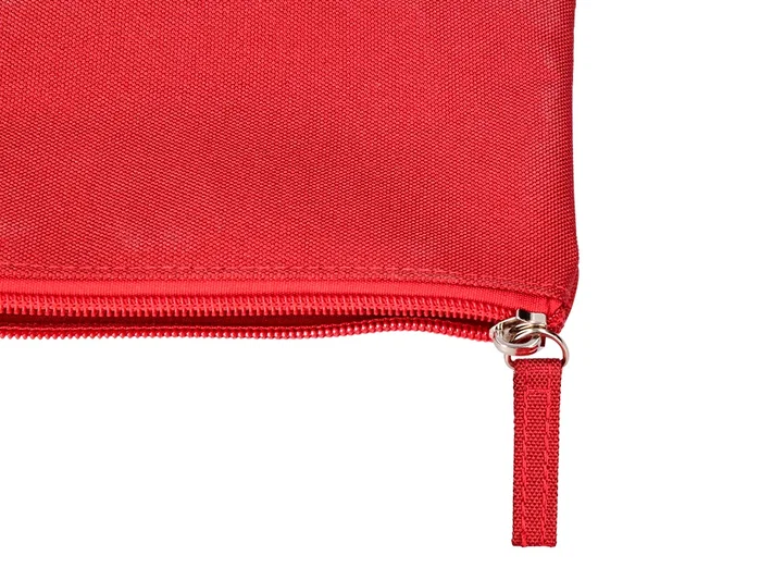 Liderpapel Estuche portatodo plano ancho rojo 200x100 mm