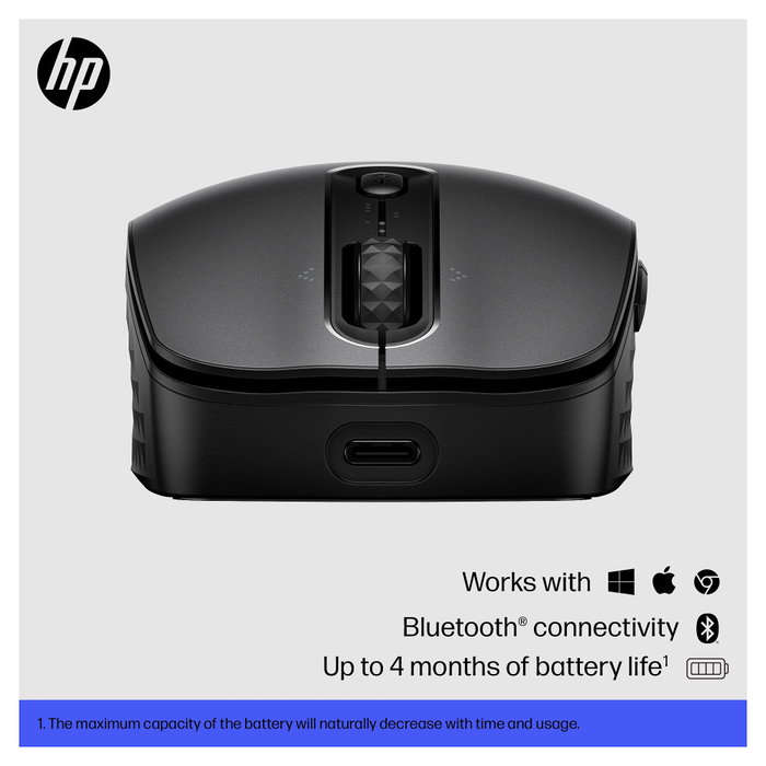 HP Ratón inalámbrico recargable 690 Negro HP Ratón inalámbrico recargable 690 Negro