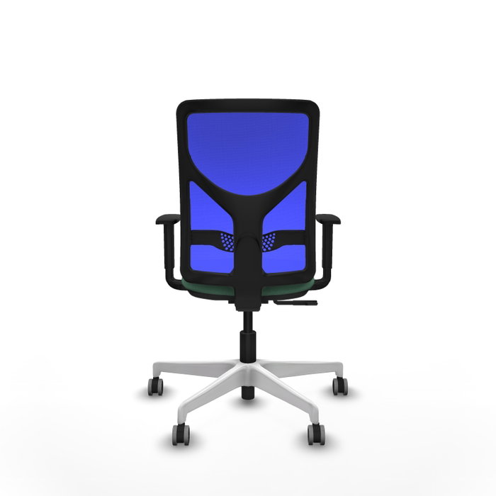 PIQUERAS Y CRESPO Silla de oficina Motilla con mecanismo Sincro, Verde esmeralda y Azul PIQUERAS Y CRESPO Silla de oficina Motilla con mecanismo Sincro, Verde esmeralda y Azul