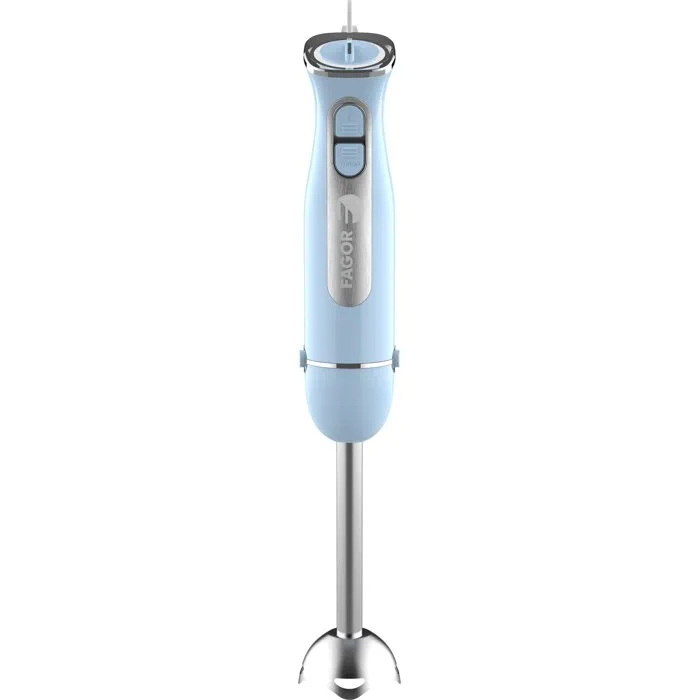 Fagor Batidora de Mano FAG3508510056878 - 1000W - 12 Velocidades + Turbo, Incluye Vaso Medidor, Bol para Picar y Varillas - Azul Fagor Batidora de Mano FAG3508510056878 - 1000W - 12 Velocidades + Turbo, Incluye Vaso Medidor, Bol para Picar y Varillas - Azul