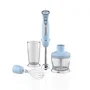 Fagor Batidora de Mano FAG3508510056878 - 1000W - 12 Velocidades + Turbo, Incluye Vaso Medidor, Bol para Picar y Varillas - Azul
