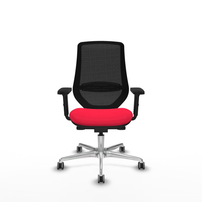 PIQUERAS Y CRESPO Silla de oficina Mardos con mecanismo Sincro/Traslack, Rojo y Negro PIQUERAS Y CRESPO Silla de oficina Mardos con mecanismo Sincro/Traslack, Rojo y Negro