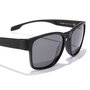 Hawkers Gafas de Sol Polarizadas CORE RAW #Black Dark Unisex Montura Metal TR90 Cuadradas