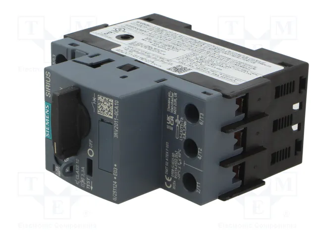 SIEMENS 3RV2 Interruptor motorizado 0,06kW 220÷690VAC