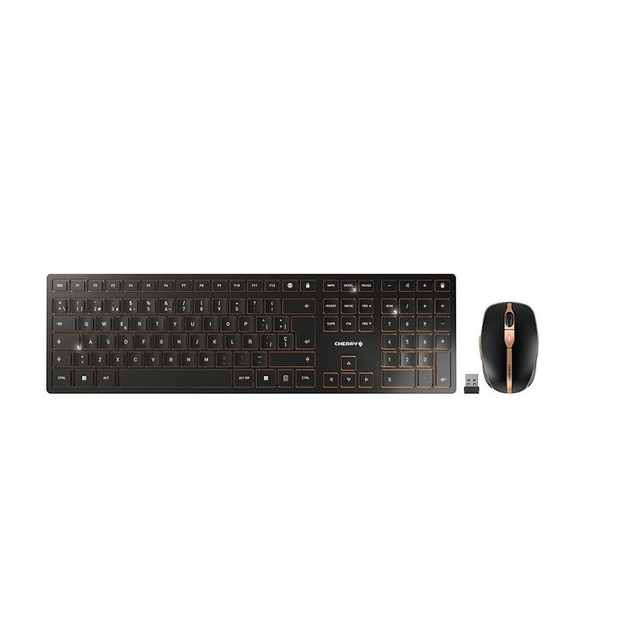 Cherry Kit de teclado y ratón inalámbrico DW 9100 SLIM Negro Cherry Kit de teclado y ratón inalámbrico DW 9100 SLIM Negro