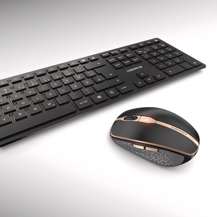 Cherry Kit de teclado y ratón inalámbrico DW 9100 SLIM Negro Cherry Kit de teclado y ratón inalámbrico DW 9100 SLIM Negro