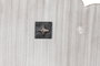 DKD Home Decor Espejo de Mango y Cristal 90x90 Blanco Decape