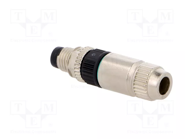 HARTING Conector M8 macho de 4 pines, recto, IP67, 32V