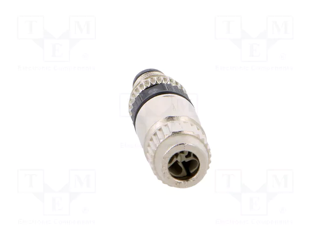 HARTING Conector M8 macho de 4 pines, recto, IP67, 32V