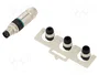 HARTING Conector M8 macho de 4 pines, recto, IP67, 32V