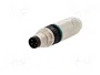 HARTING Conector M8 macho de 4 pines, recto, IP67, 32V