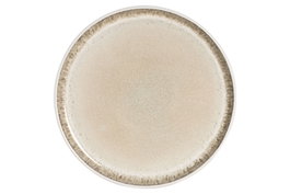 DKD Home Decor Plato de Gres Esmaltado Beige 21x21x2 cm