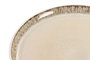 DKD Home Decor Plato de Gres Esmaltado Beige 21x21x2 cm