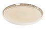 DKD Home Decor Plato de Gres Esmaltado Beige 21x21x2 cm