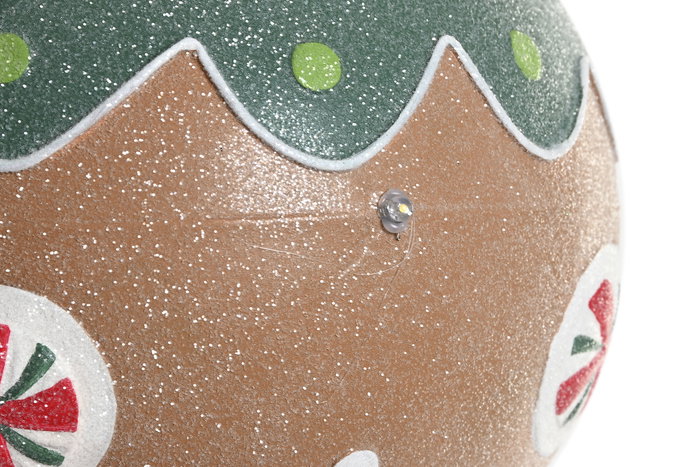 DKD Home Decor Figura Navidad Tradicional Multicolor Metal Led 90x30x33.5 cm