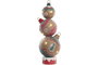 DKD Home Decor Figura Navidad Tradicional Multicolor Metal Led 90x30x33.5 cm
