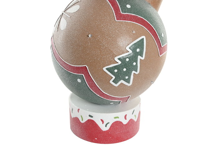 DKD Home Decor Figura Navidad Tradicional Multicolor Metal Led 90x30x33.5 cm