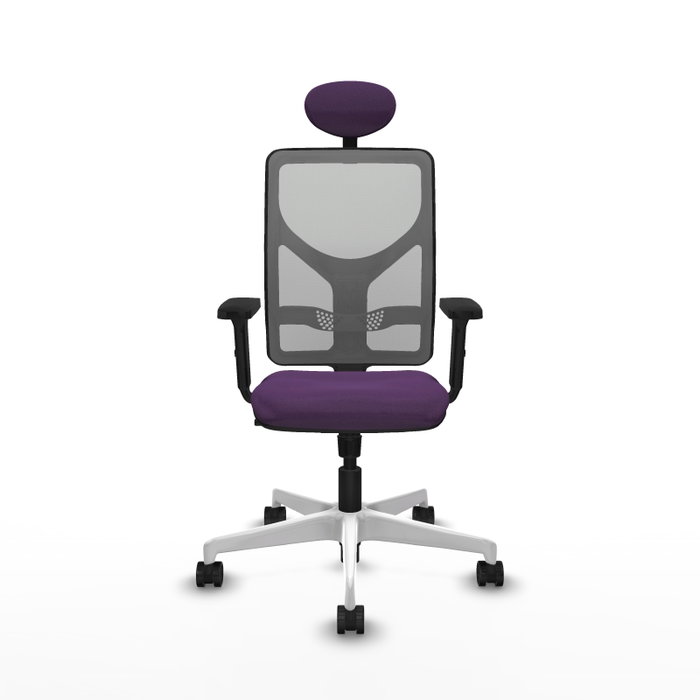 PIQUERAS Y CRESPO Silla de oficina Motilla con mecanismo Sincro, Morado y Gris PIQUERAS Y CRESPO Silla de oficina Motilla con mecanismo Sincro, Morado y Gris