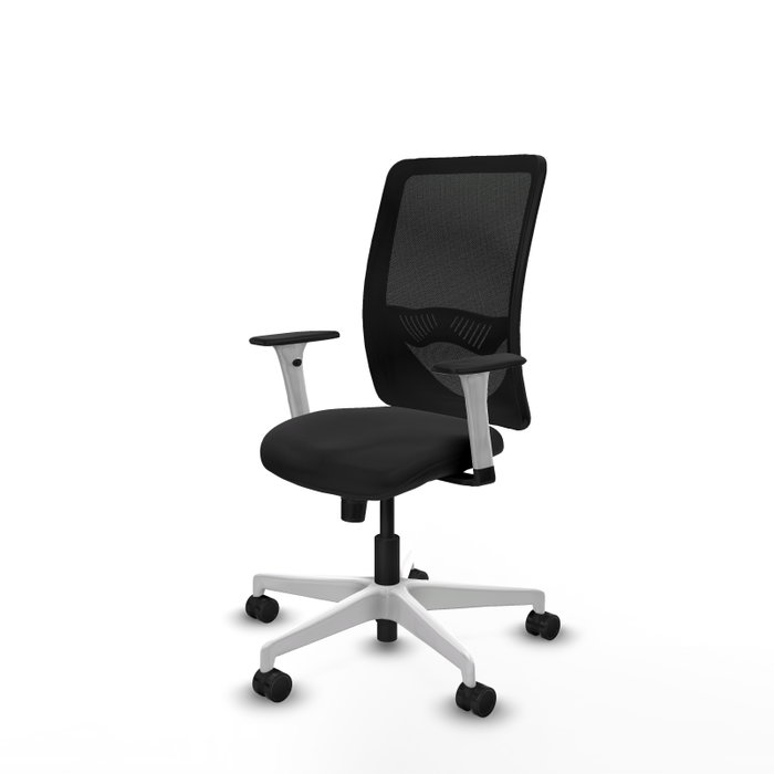 PIQUERAS Y CRESPO Silla de oficina Zulema con mecanismo Sincro y tapicería en Similpiel negra PIQUERAS Y CRESPO Silla de oficina Zulema con mecanismo Sincro y tapicería en Similpiel negra