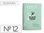 Rubio Cuaderno Caligrafía Nº 12 Desarrollo Destrezas Motrices Lenguaje Escrito Certificado FSC