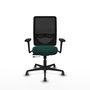 PIQUERAS Y CRESPO Silla de oficina Zulema Verde botella y Negro