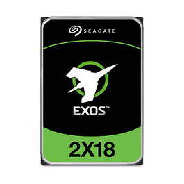 Seagate EXOS 2X18 HDD SAS de 18 TB, 3.5", 7200 RPM, 256 MB Cache, 12 Gb/s, Helio, para matrices de discos y funcionamiento 24/7