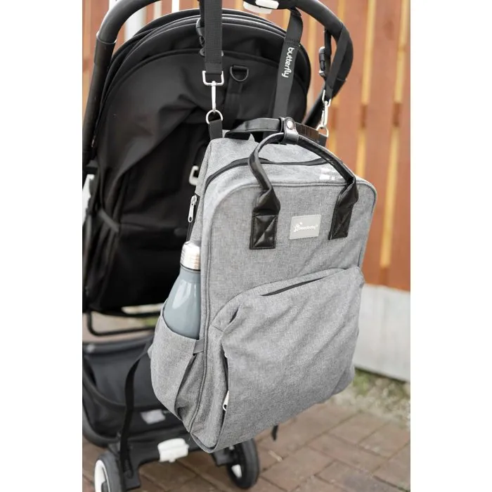 DREAMBABY DRE9312742423568 Mochila Cambiador con Cambiador Integrado, Enlaces para Cochecito y Bolsillo de Malla para Toallitas