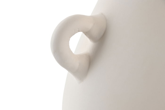 DKD Home Decor Jarrón de Terracota Artesanal Crudo con Asas