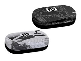 DKD Home Decor Estuche Lentes de Contacto PU Metal 9,6x5,7x3 Surtido de 2