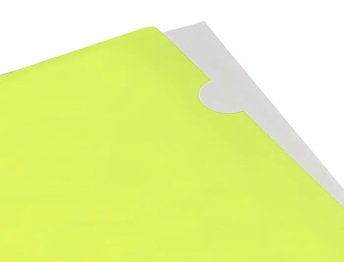 Liderpapel Carpeta dossier uñero polipropileno DIN A4 amarillo fluor opaco Liderpapel Carpeta dossier uñero polipropileno DIN A4 amarillo fluor opaco