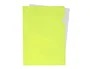 Liderpapel Carpeta dossier uñero polipropileno DIN A4 amarillo fluor opaco