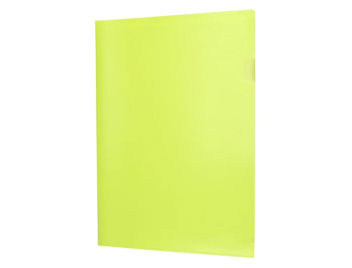 Liderpapel Carpeta dossier uñero polipropileno DIN A4 amarillo fluor opaco Liderpapel Carpeta dossier uñero polipropileno DIN A4 amarillo fluor opaco