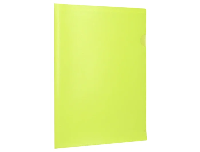 Liderpapel Carpeta dossier uñero polipropileno DIN A4 amarillo fluor opaco Liderpapel Carpeta dossier uñero polipropileno DIN A4 amarillo fluor opaco