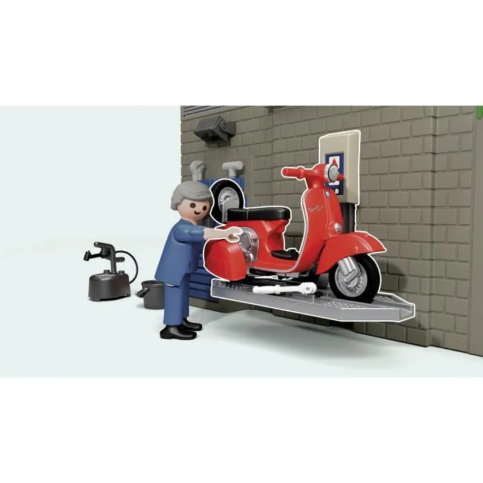 Playmobil 71620 Garaje Vespa Retro