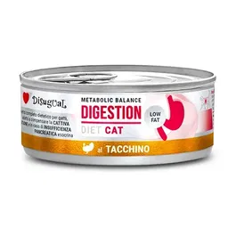 Disugual Diet Cat Digestion Low Fat Pavo 12x85 gr Alimento para Gatos